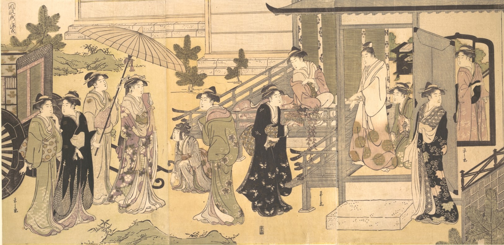 浮世絵に描かれた『源氏物語』。光源氏たちが江戸時代にタイムスリップ